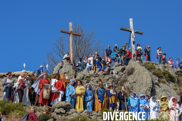 Chemin de croix à Burzet