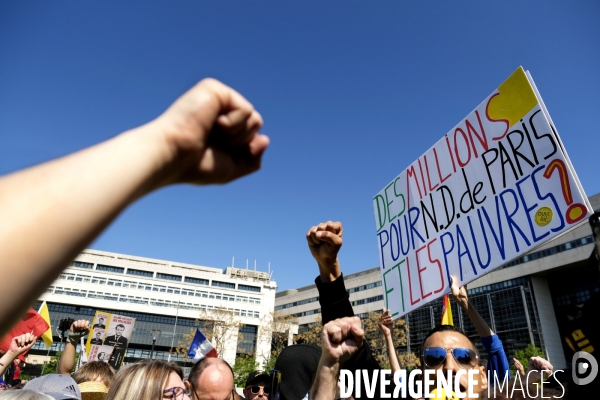 Manifestation Gilets Jaunes (Yellow vests) Paris, Act XXIII. Gilets Jaunes protest in Paris.