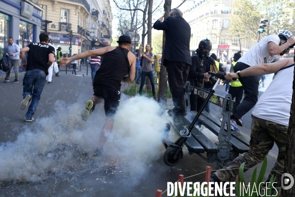 Manifestation Gilets Jaunes (Yellow vests) Paris, Act XXIII. Gilets JaunesÊprotest in Paris.