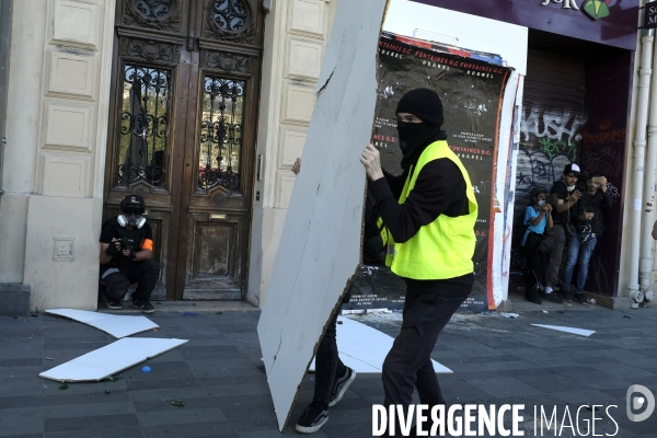 Manifestation Gilets Jaunes (Yellow vests) Paris, Act XXIII. Gilets JaunesÊprotest in Paris.