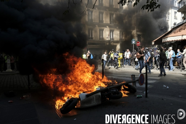 Manifestation Gilets Jaunes (Yellow vests) Paris, Act XXIII. Gilets JaunesÊprotest in Paris.