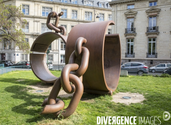 Sculpture fers, general alexandre dumas