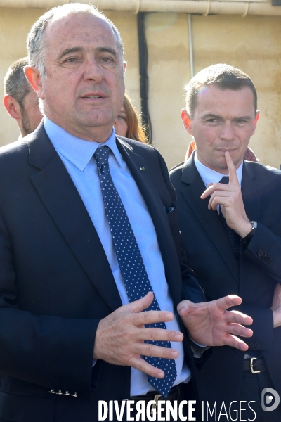 Visite de Didier Guillaume ministre de l Agriculture en Ardèche