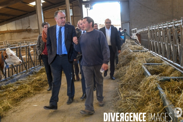 Visite de Didier Guillaume ministre de l Agriculture en Ardèche