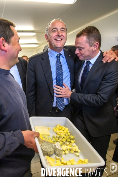 Visite de Didier Guillaume ministre de l Agriculture en Ardèche