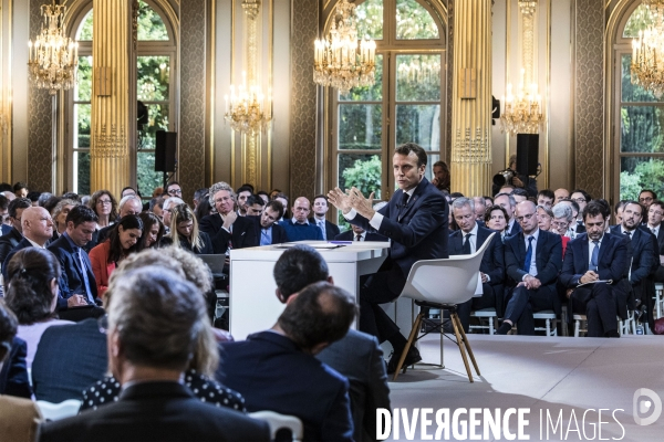 Conférence de presse d Emmanuel Macron