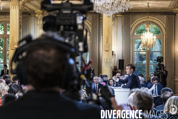 Conférence de presse d Emmanuel Macron