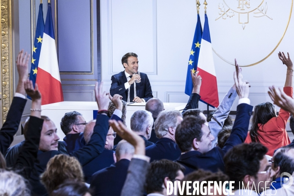 Conférence de presse d Emmanuel Macron