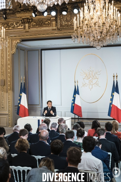 Conférence de presse d Emmanuel Macron