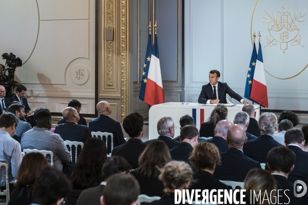 Conférence de presse d Emmanuel Macron