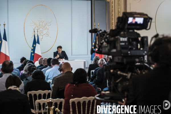 Conférence de presse d Emmanuel Macron