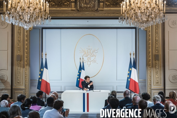 Conférence de presse d Emmanuel Macron