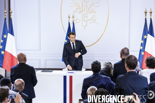 Conférence de presse d Emmanuel Macron