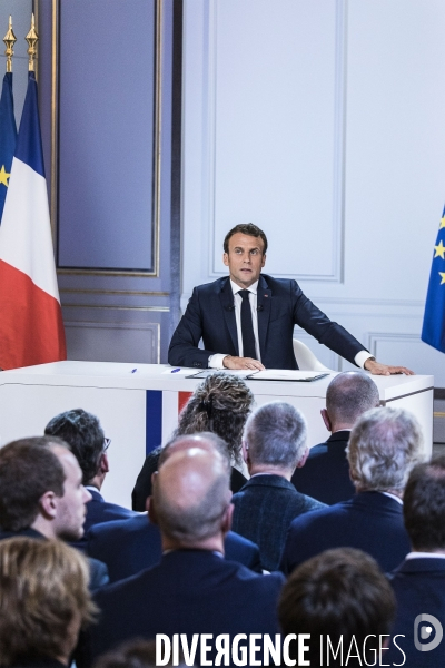 Conférence de presse d Emmanuel Macron