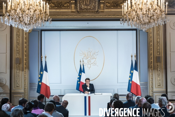 Conférence de presse d Emmanuel Macron