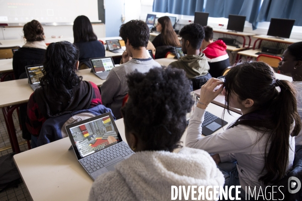 Le numérique dans les écoles, collèges et lycées.