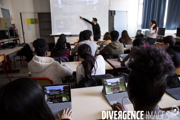 Le numérique dans les écoles, collèges et lycées.