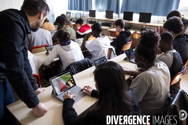 Le numérique dans les écoles, collèges et lycées.