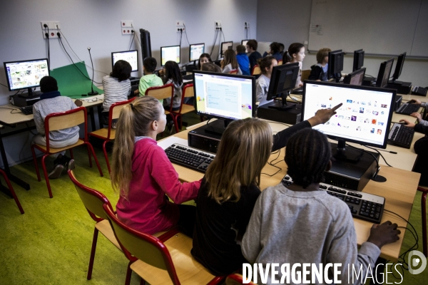 Le numérique dans les écoles, collèges et lycées.