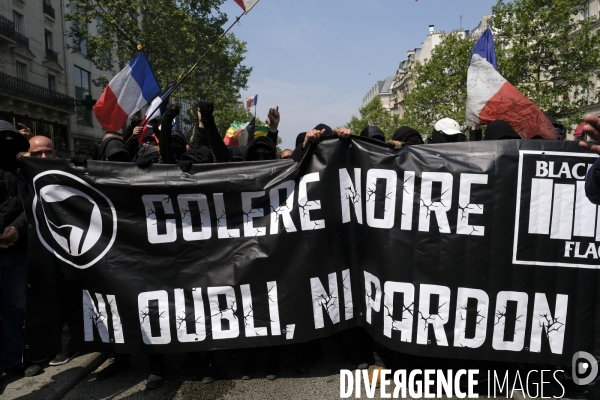 Premier Mai 2019 Black Bloc Paris.