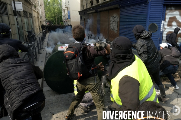 Premier Mai 2019 Black Bloc Paris.