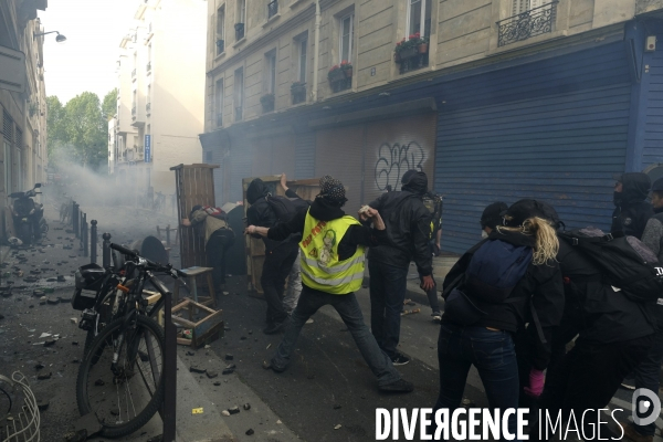 Premier Mai 2019 Black Bloc Paris.