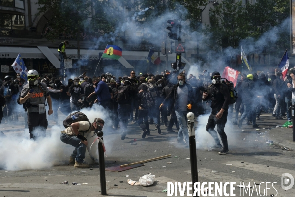 Premier Mai 2019 Black Bloc Paris.