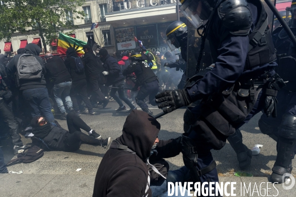 Premier Mai 2019 Black Bloc Paris.