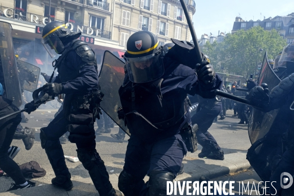 Premier Mai 2019 Black Bloc Paris.