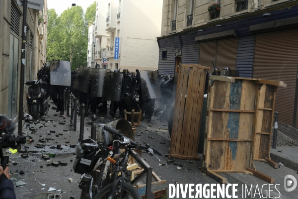 Premier Mai 2019 Black Bloc Paris.