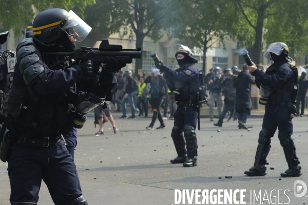 Premier Mai 2019 Black Bloc Paris.