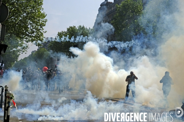 Premier Mai 2019 Black Bloc Paris.