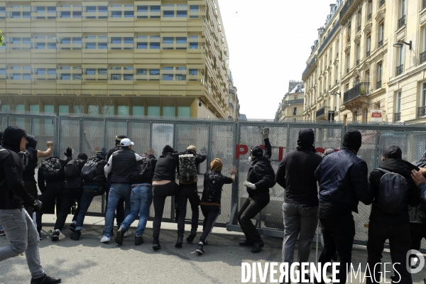 Premier Mai 2019 Black Bloc Paris.