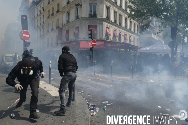 Premier Mai 2019 Black Bloc Paris.