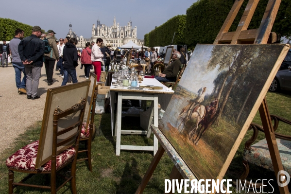 La brocante de Chambord.