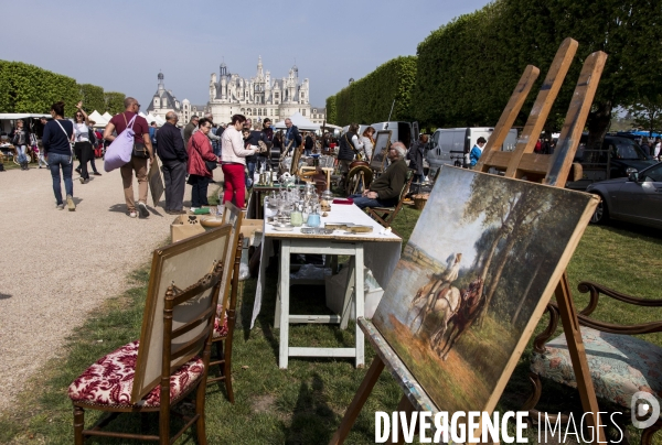 La brocante de Chambord.