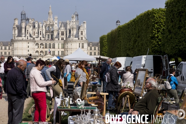 La brocante de Chambord.