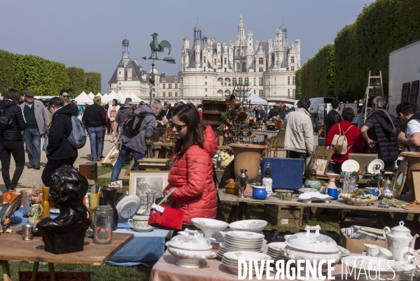 La brocante de Chambord.