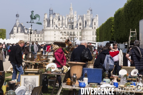 La brocante de Chambord.