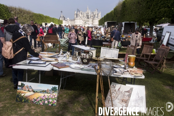 La brocante de Chambord.