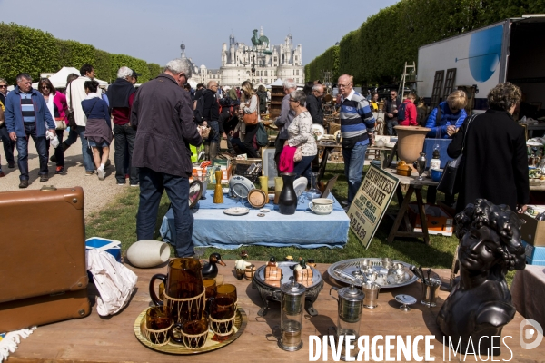 La brocante de Chambord.