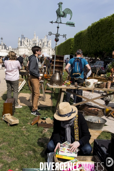 La brocante de Chambord.