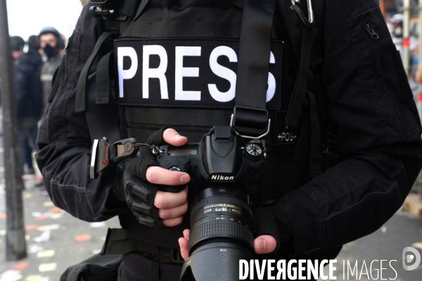 La Couverture Médiatique des Gilets Jaunes à Paris. The Media Coverage of the Yellow Vests Revolt in Paris.