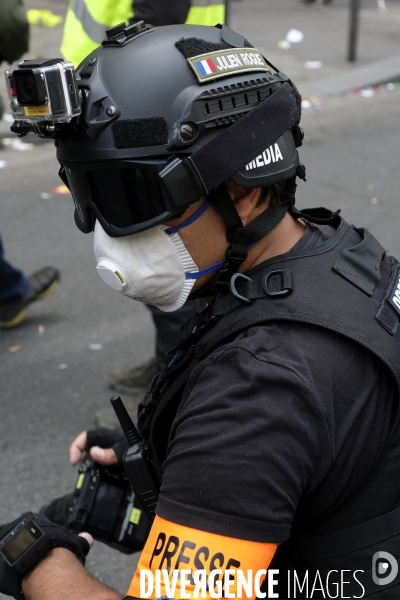 La Couverture Médiatique des Gilets jaunes à Paris. TheÊMedia CoverageÊof theÊYellow Vests Revolt in Paris.