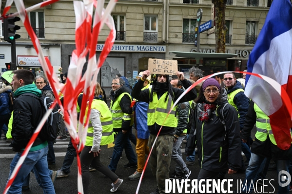 Manifestation des gilets jaunes. Acte 25.