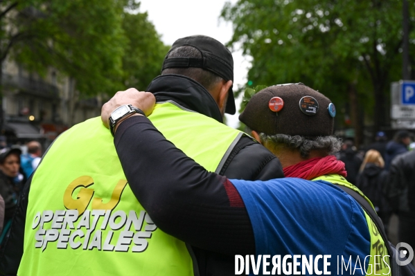 Manifestation des gilets jaunes. Acte 25.