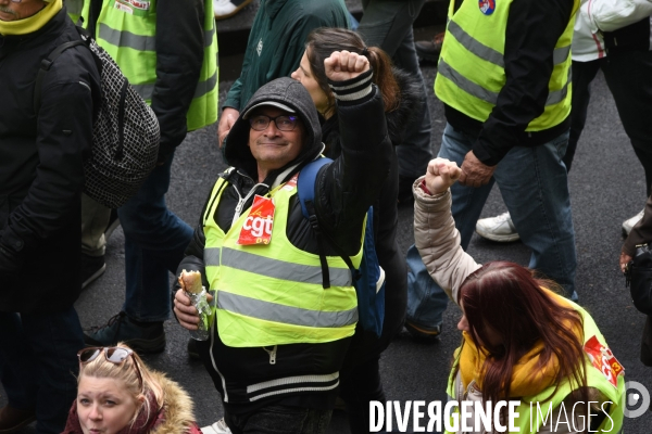 Manifestation des gilets jaunes. Acte 25.