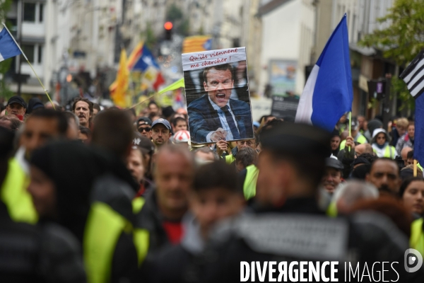 Manifestation des gilets jaunes. Acte 25.