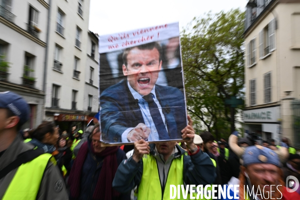 Manifestation des gilets jaunes. Acte 25.