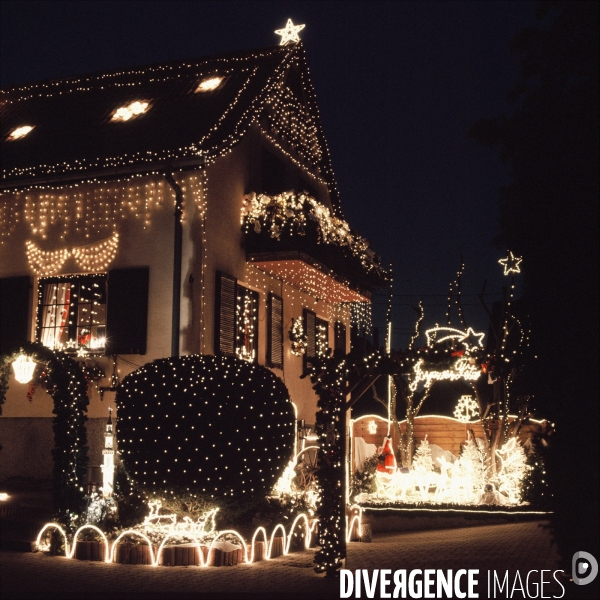 Illuminations de noël à la maison